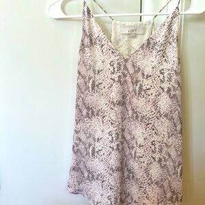 Racer back tank/blouse